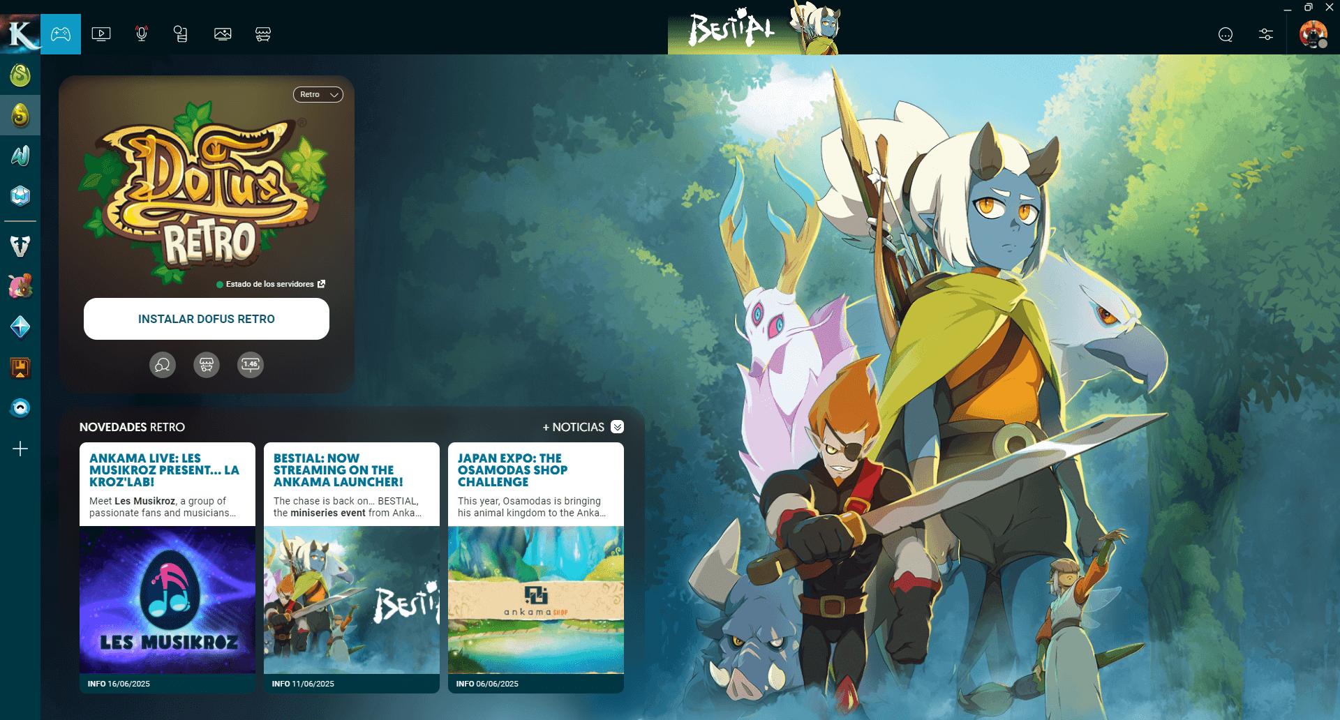 Instala DOFUS Retro