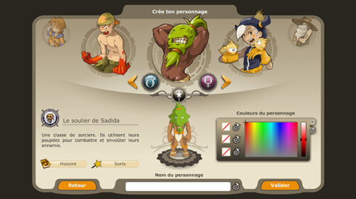 Crea personaje